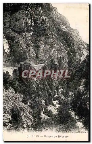 Cartes postales Quillan Gorges du Rebenty