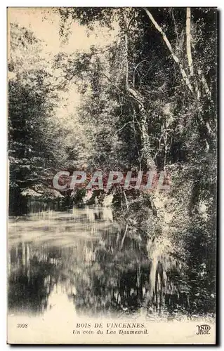 Ansichtskarte AK Bois De Vincennes Un Coin du Lac Daumesnil