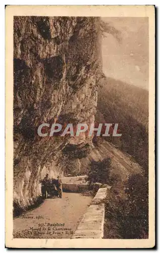 Ansichtskarte AK Dauphine Massif de la Chartreuse La route du Frou