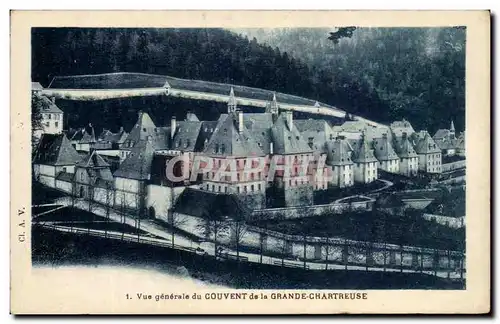 Cartes postales Vue Generale du Couvent de la Grande Chartreuse