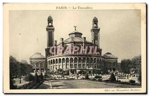 Cartes postales Paris Le Trocadero