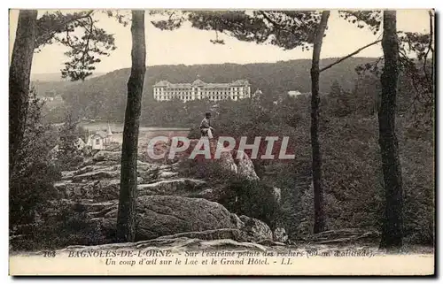 Cartes postales Bagnoles De L'Orne Sur L'Extreme Pointe des Rochers