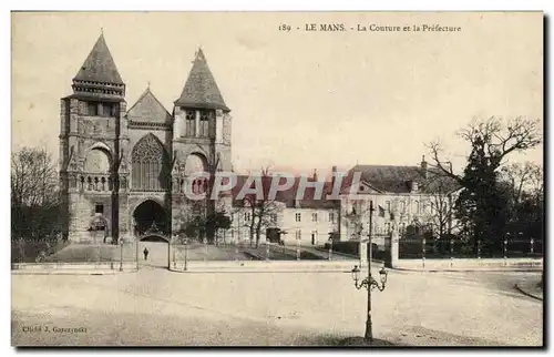 Cartes postales Le Mans La Couture et Le Prefecture