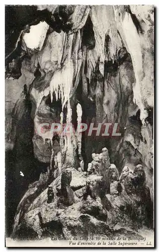 Cartes postales Lourdes Les Grottes du Loup Vue d&#39ensemble de la salle superieure