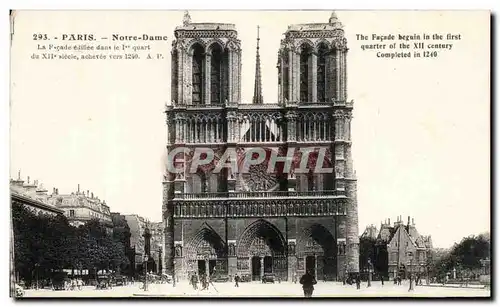 Cartes postales Paris Notre Dame