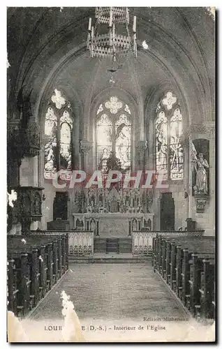 Cartes postales Lourdes Interieur de l&#39Eglise