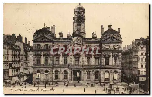 Cartes postales Lyon Hotel de Ville