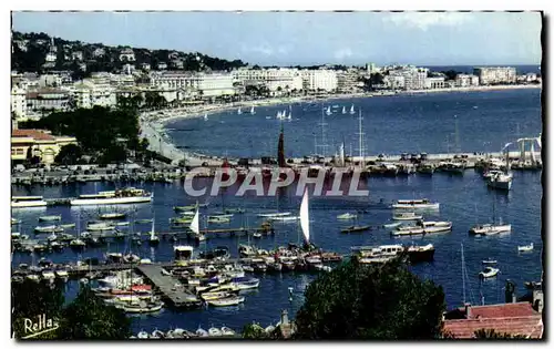 Ansichtskarte AK Cannes Vue Generale Sur Le Croiseite Prise du Saquet