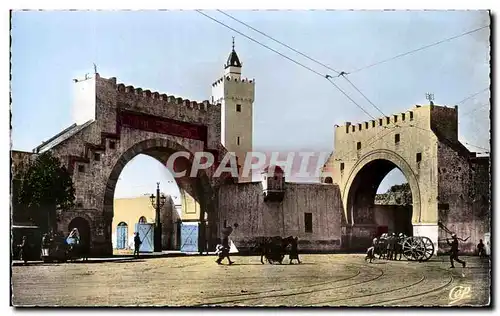 Ansichtskarte AK Tunis Bab El Kadra Tunisie