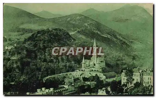 Cartes postales Lourdes La Basilique