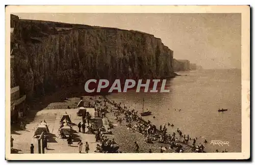 Cartes postales Ault Onival Les Falaises et la Plage