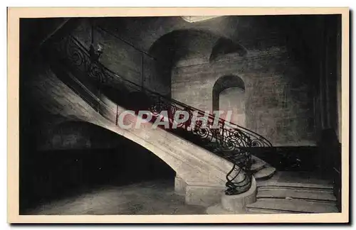 Cartes postales Caen Lycee Malherbe Escalier