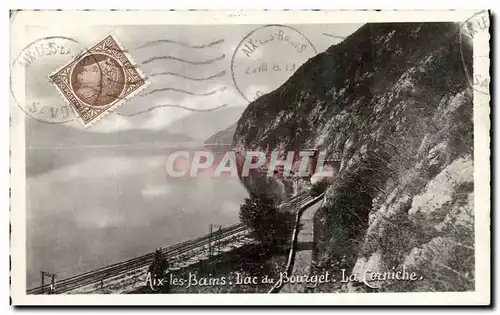 Cartes postales Aix les Bains Lac Bourget La corniche