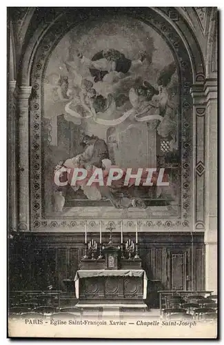 Cartes postales Paris Eglise Saint Francois Xavier Chapelle Saint Joseph