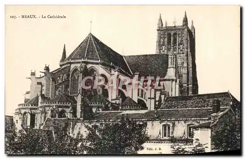 Cartes postales Meaux La Cathedrale