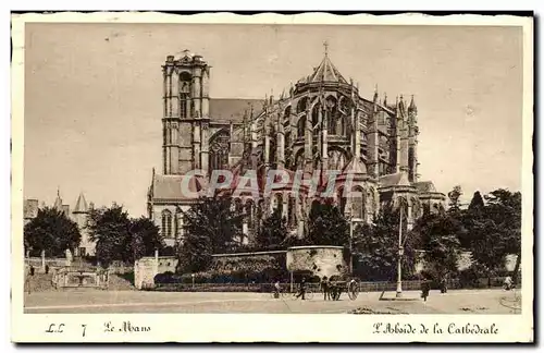 Cartes postales Le Mans L&#39abside de la cathedrale