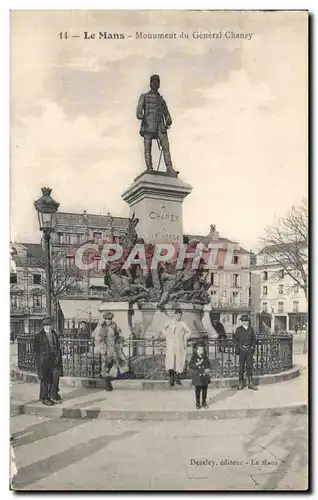 Cartes postales Le Mans Monument du General Chanzy Militaria