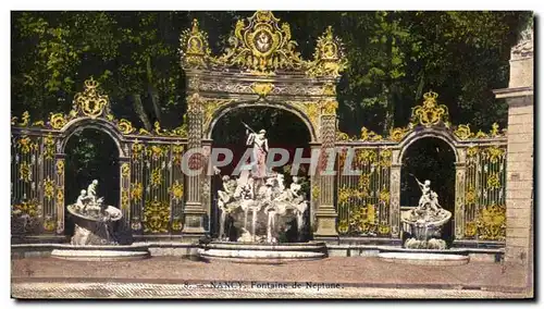 Cartes postales Nancy Fontaine de Neptune