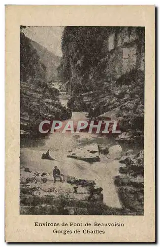 Ansichtskarte AK Environs de Pont de Beauvoisin Gorges de Chailles