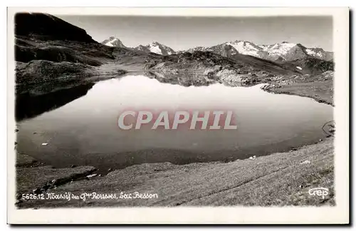 Ansichtskarte AK Massif des Grandes Rousses Lac Besson