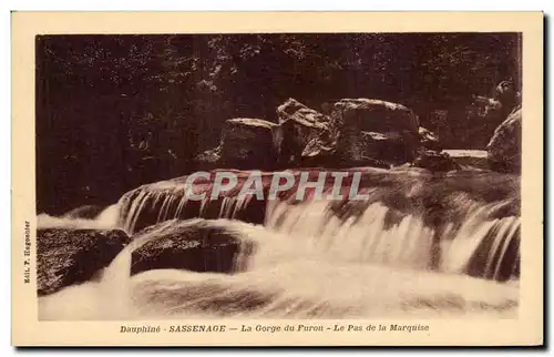 Cartes postales Sassenage La Gorge du Furon Le Pas de la Marquise