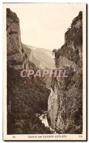 Cartes postales Sortie des grands goulets