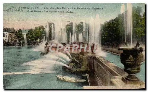 Cartes postales Versailles Les Grandes Eaux Le Bassin de Neptune