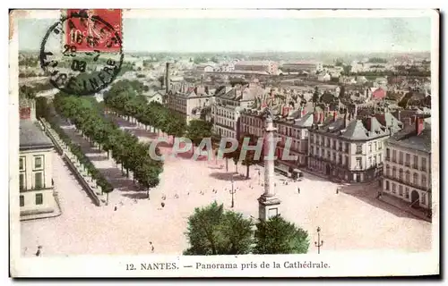 Cartes postales Nantes Panorama pris de la Cathedrale