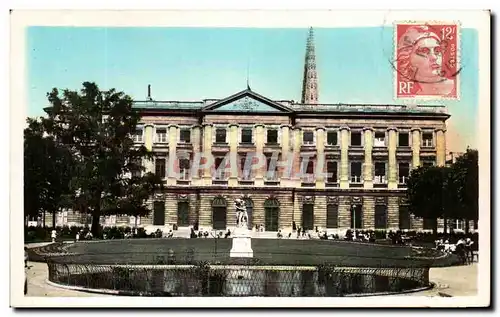Cartes postales Bordeaux Le Jardin de L'Hotel de Ville