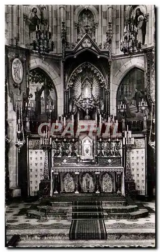 Cartes postales Pelerinage De ND du Chene Le maitre aute et la vierge miraculeuses