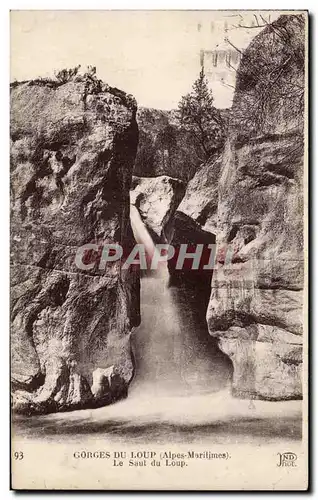 Cartes postales Gorges Du Loup Le Saut du loup