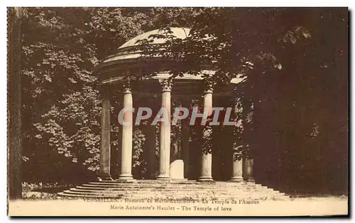 Cartes postales Versailles Hameau de Marie Antoinette Temple de l&#39amour