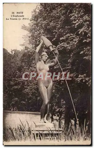 Cartes postales Metz L'Esplanade La Source