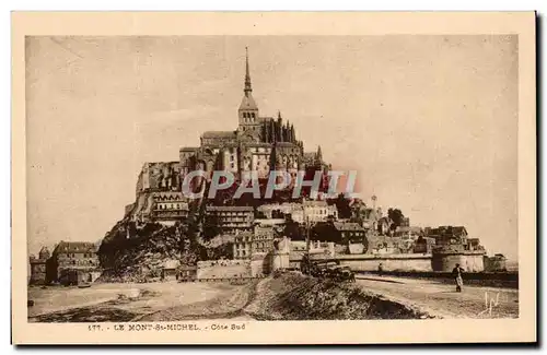 Ansichtskarte AK Le Mont St Michel Cote Sud