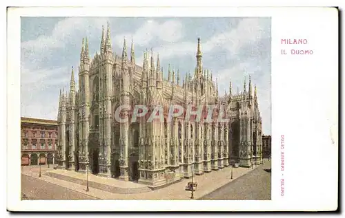 Cartes postales Milano Il Duomo