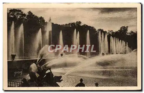 Cartes postales Charmes De Versailles Les grandes eaux au bassin de Neptune