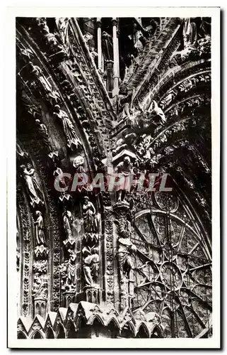 Cartes postales Cathedrale De Reims Nord du Grand Portail