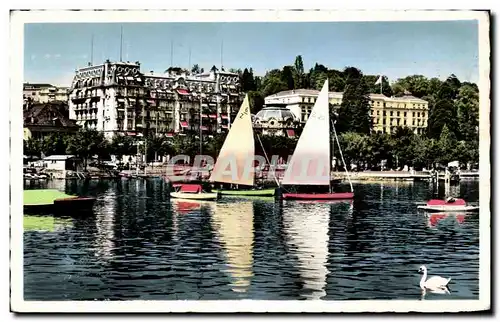 Cartes postales Lausanne Ouchy Hotel Beau Rivage Palace