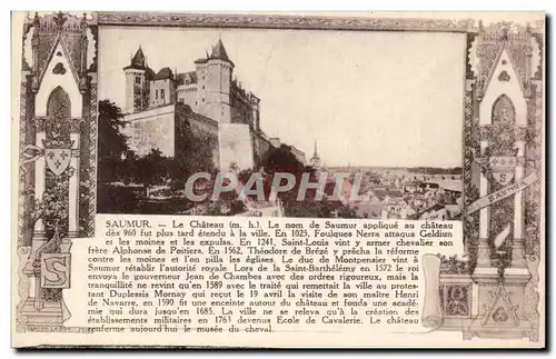 Cartes postales Saumur Le Chateau