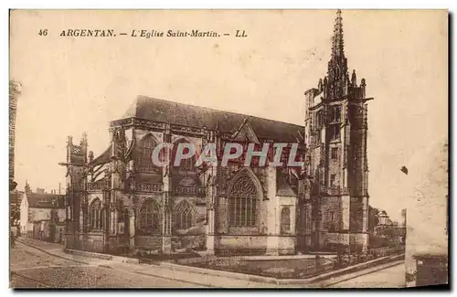 Cartes postales Argentan L'Eglise Saint Martin