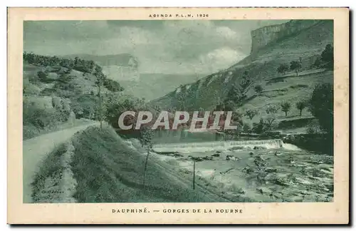 Ansichtskarte AK Dauphine Gorges De La Bourne