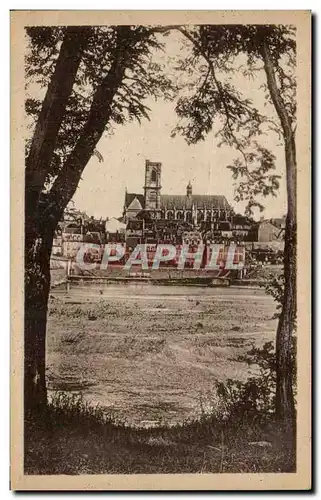 Ansichtskarte AK Nevers La Cathedrale Vue a Travers les Acacias