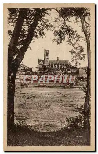 Cartes postales Nevers La Cathedrale Vue a Travers les Acacias