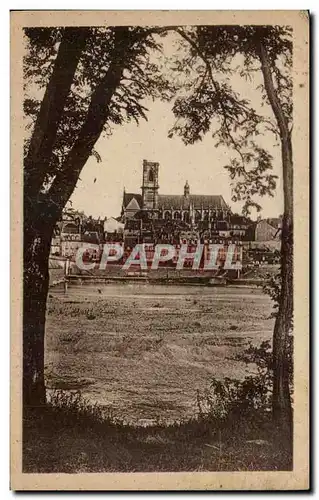 Ansichtskarte AK Nevers La Cathedrale Vue a Travers les Acacias