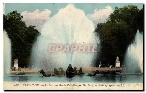 Cartes postales Versailles Le Parc Bassin d&#39Apollon