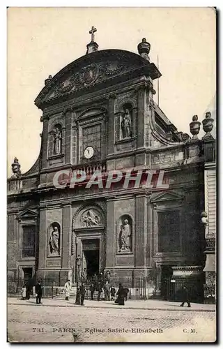 Cartes postales Paris Eglise Sainte Elisabeth