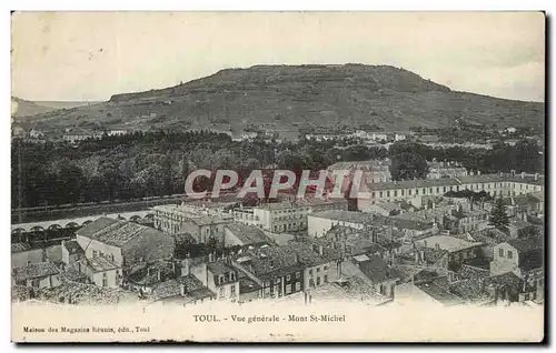 Cartes postales Toul Vue Generale Mont St Michel