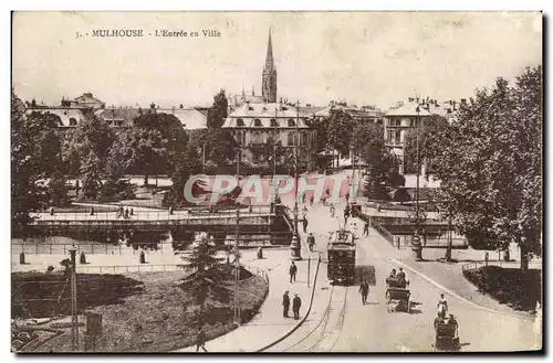 Cartes postales Mulhouse L'Entree en Ville