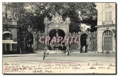 Cartes postales Nancy Fontaine D'Amphithrite