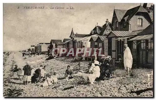 Cartes postales Ver Sur Mer Les Cabines